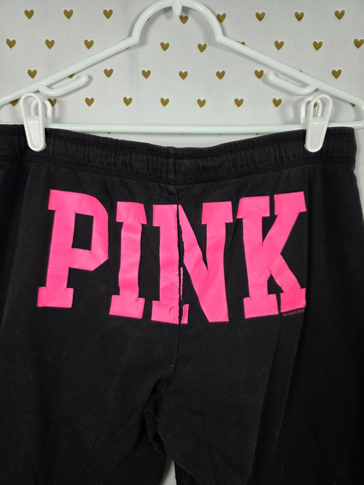 Victorias Secret PINK Vintage Medium Logo Butt Sleep Pants Pajama Bottoms