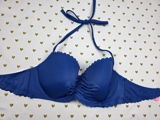 Victorias Secret Swim Blue 32DD Top Bikini Swimwear