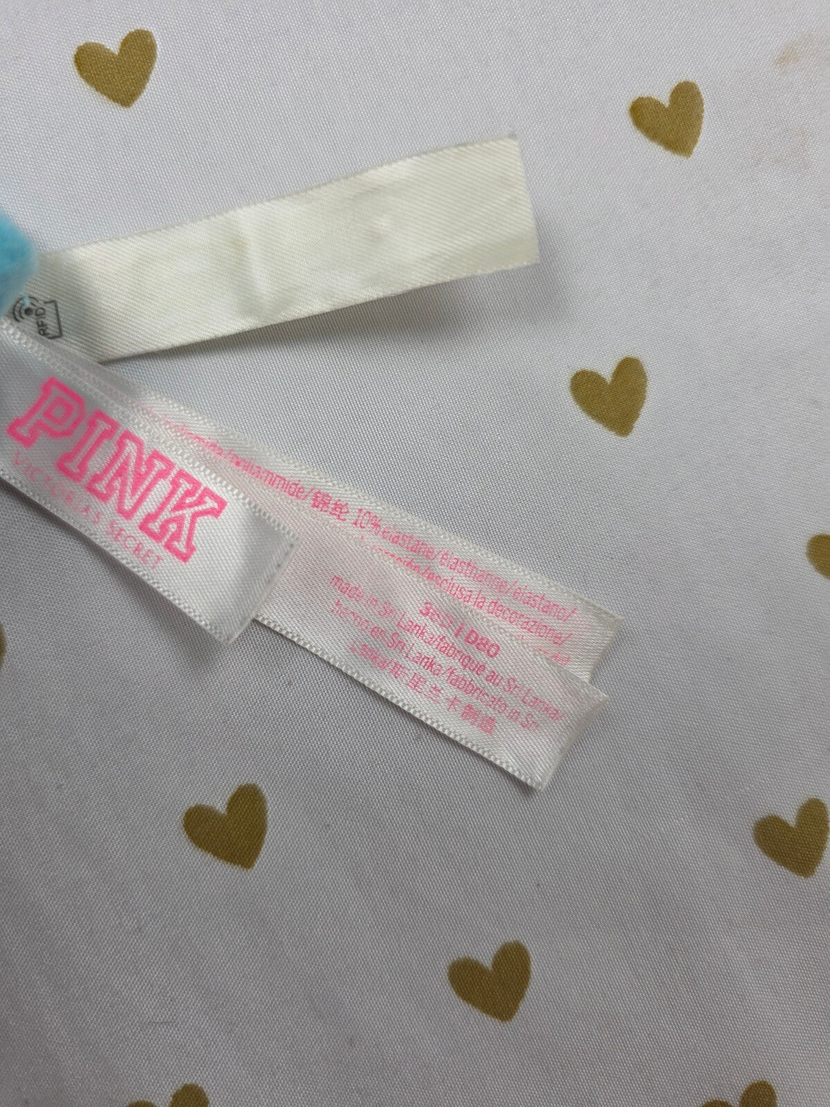 Victorias Secret PINK Light Blue 36D T Shirt Lightly Lined Bra