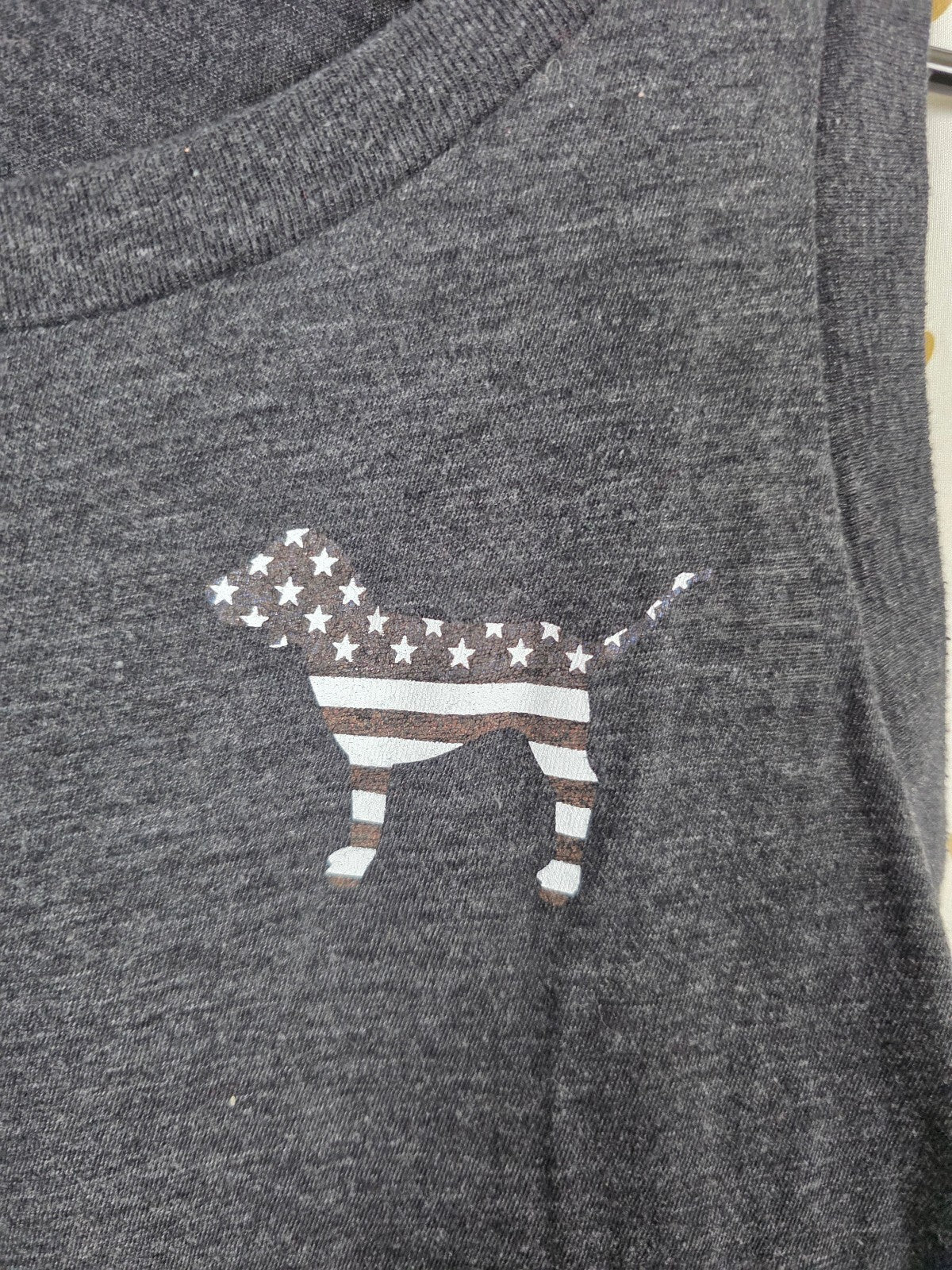 Victorias Secret PINK USA Bling America sequined Tank Top XS