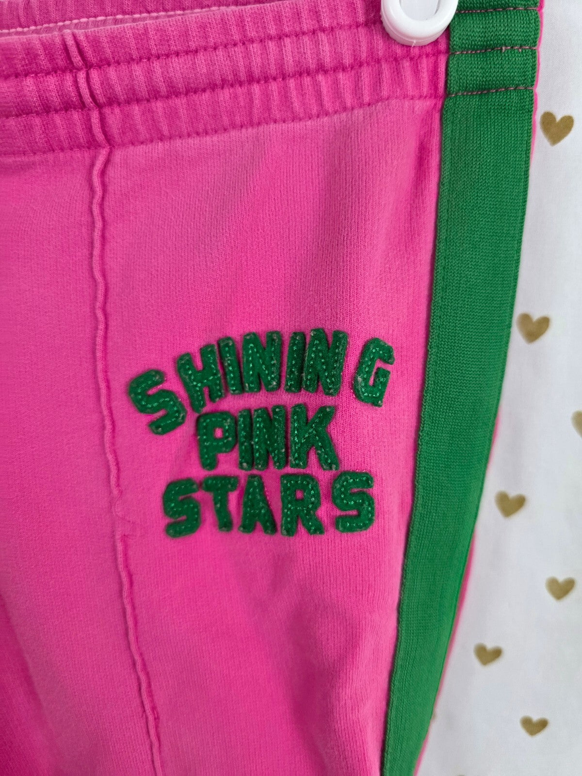 Vintage Victoria's Secret PINK Shining Pink Stars Tracksuit Set XS