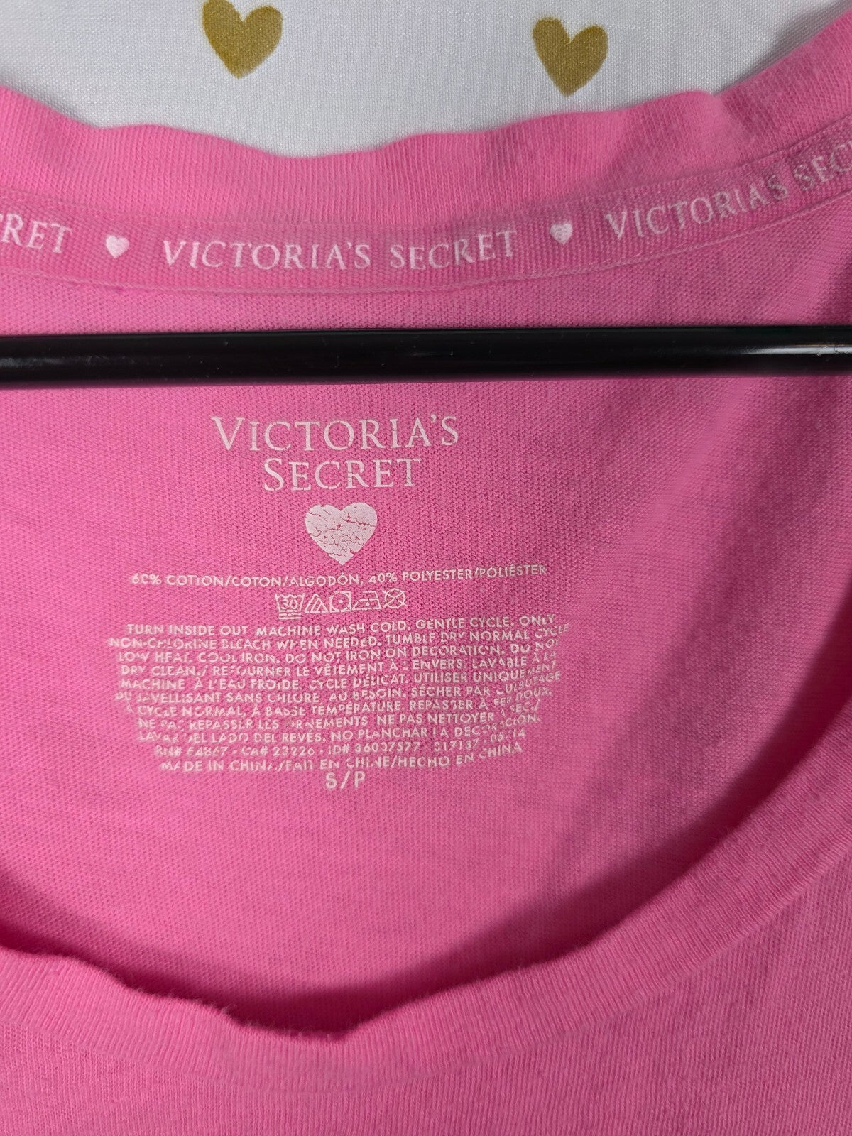 Victorias Secret LOVE Soft Sleep Shirt Nightgown Pajama Dress Small