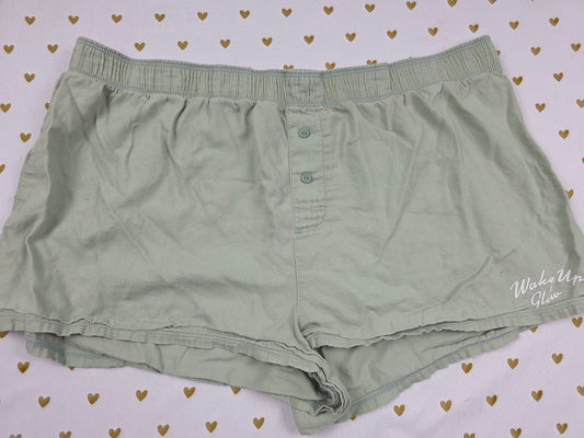 Victorias Secret PINK Sage Medium Sleep Shorts Boxers Pajama Bottoms