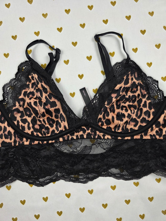 Victorias Secret Cheetah Leopard Soft Sexy Bralette Tank Top SMall