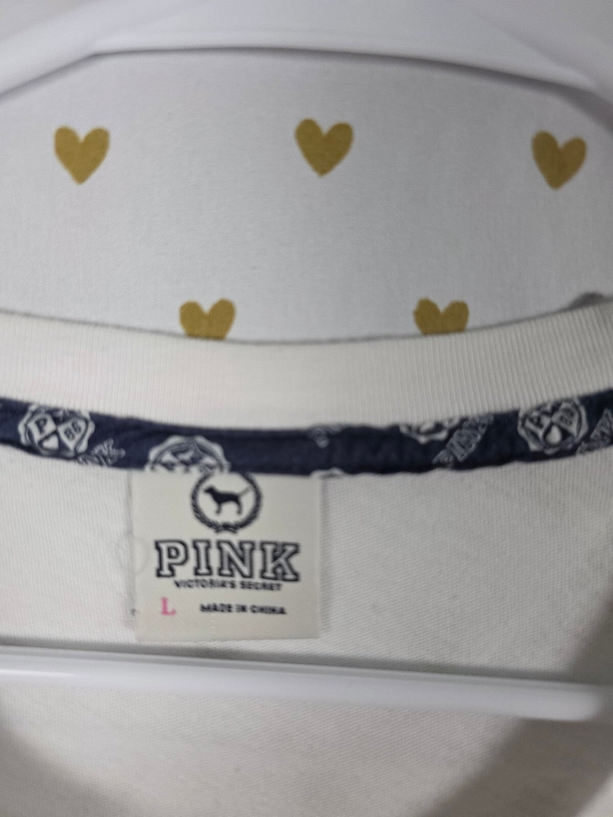 Victorias Secret PINK Vintage Dog RECYCLE Tee shirt Y2K LARGE
