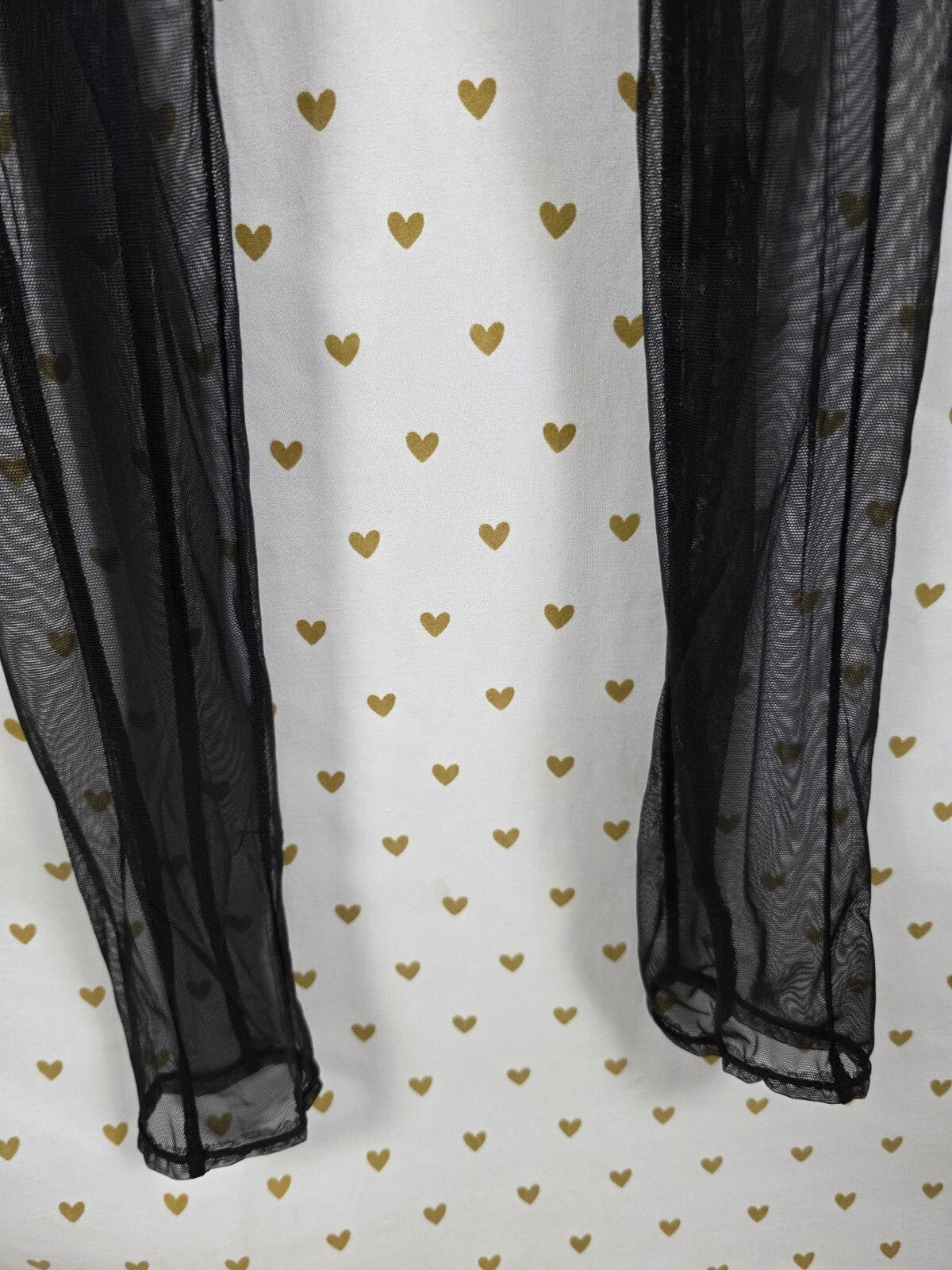 Victoria's Secret Very Sexy Black Sheer Lace Catsuit Jumpsuit S Rose