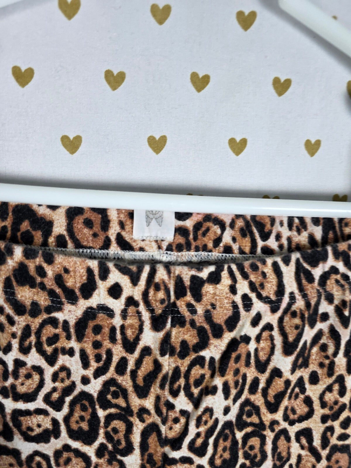 Victorias Secret PINK Cheetah Leopard SET Tee shirt Small Yoga Pants Outfit