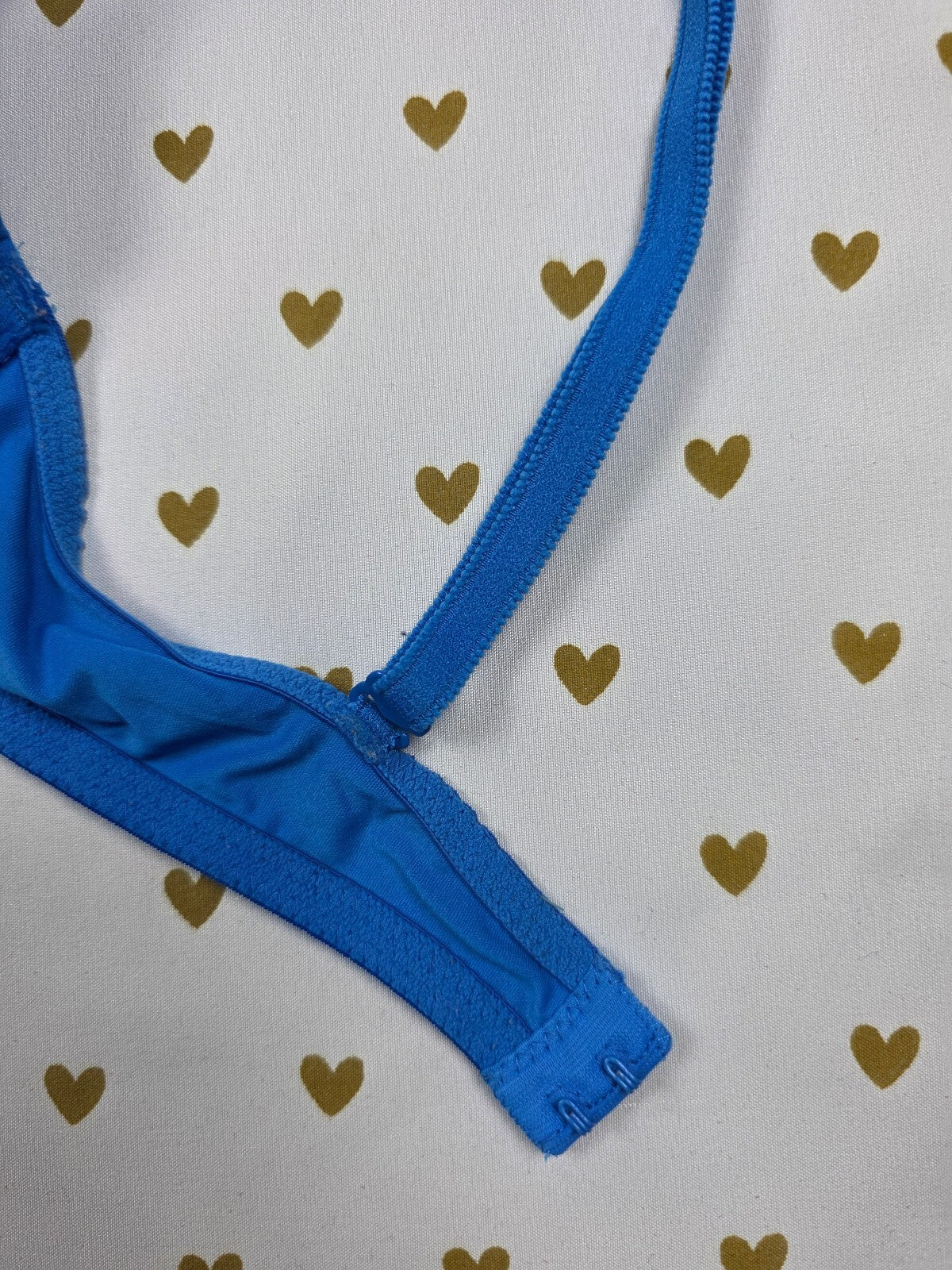 Victorias Secret Pink Blue 32B Wear Everywhere Demi Balconette Bra
