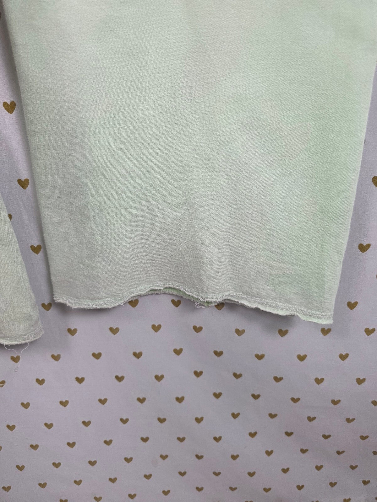 Victoria's Secret PINK LOVE PINK Pants M Neon Green Leopard Cheetah 2010 Y2K