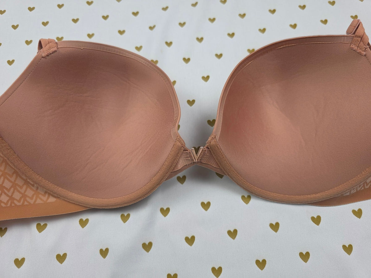 Victorias Secret Brown Stretchy Push  Up Bra 36D