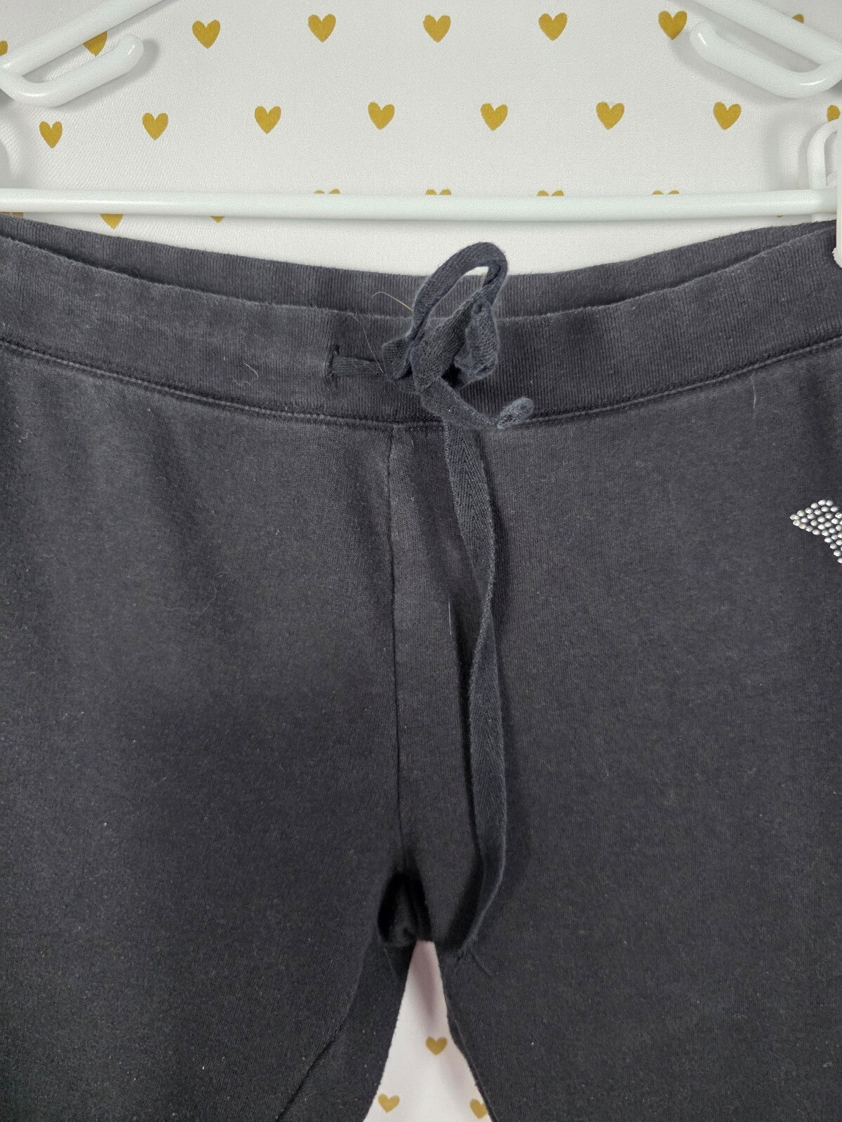 Victorias Secret PINK BLING Studded Logo Butt Vintage y2k Sweats Sweatpants MED