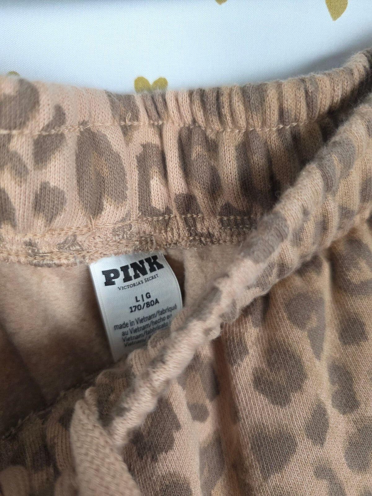 Victoria’s Secret PINK Leopard Cheetah Hoodie Shorts Set Large L Y2K