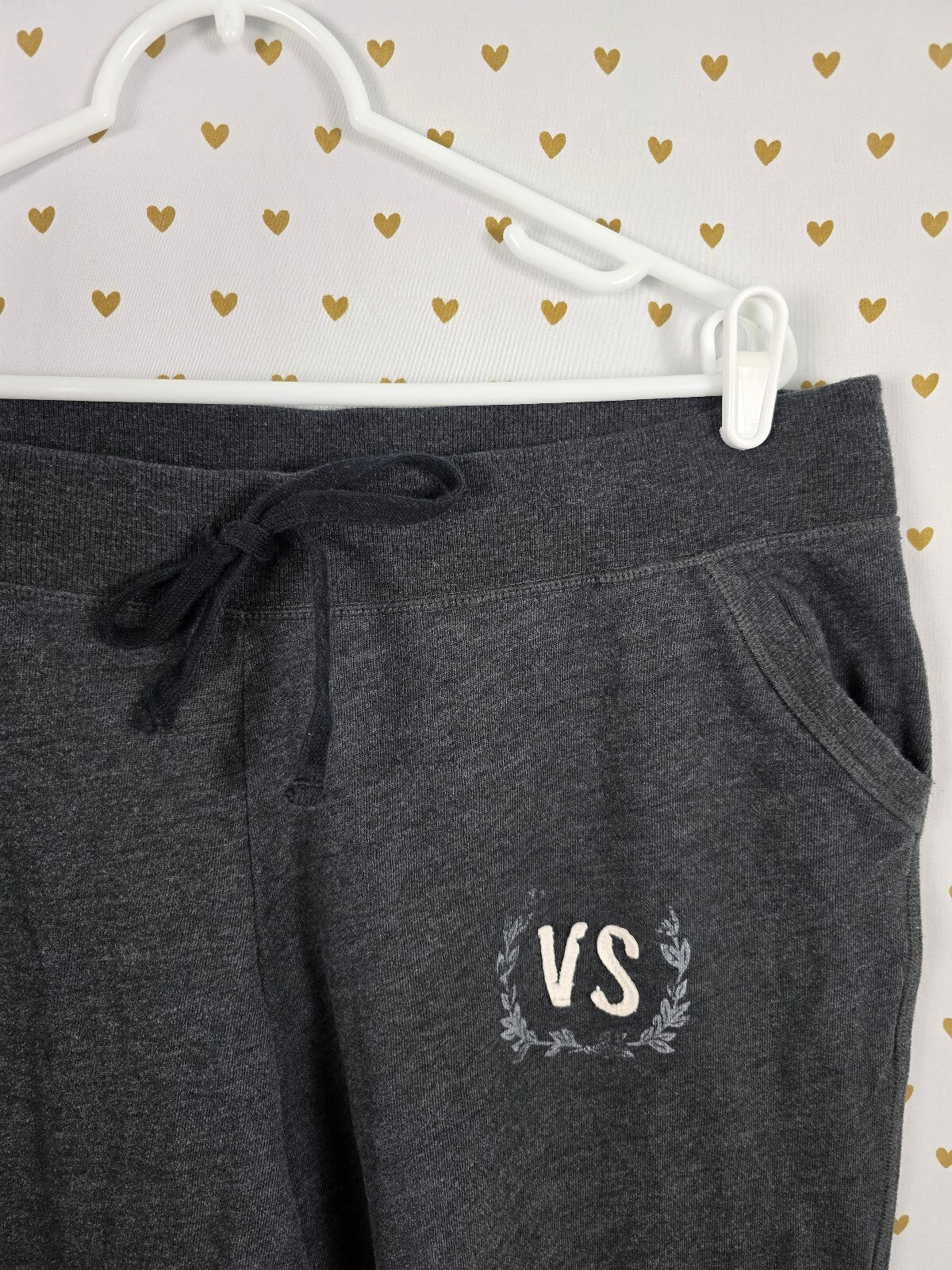 Victorias Secret Sweats Grey Tapered Joggers Sweatpants XL