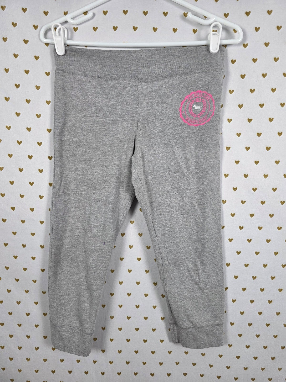 Victorias Secret PINK  PHI BETA Leggings Yoga Pants vintage y2k SMALL Capri