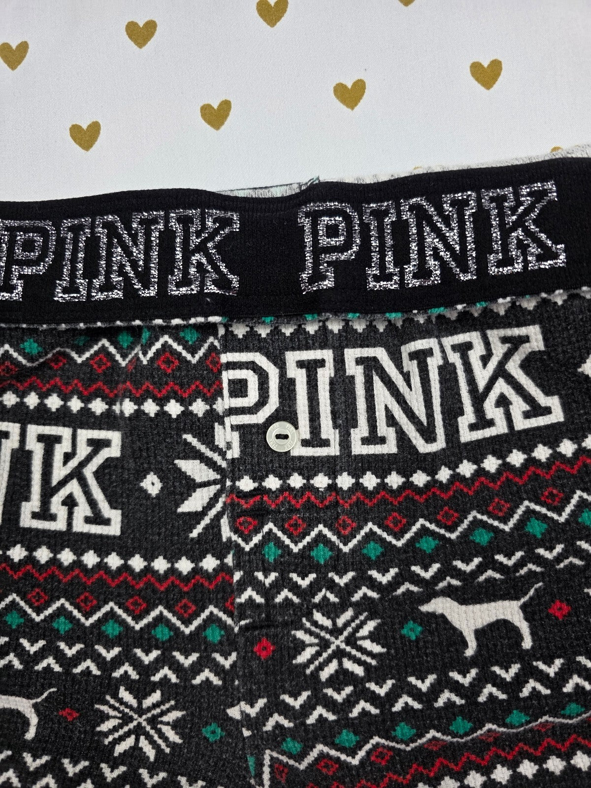 Victorias Secret PINK Dog Small Sleep Shorts Boxers Pajama Bottoms