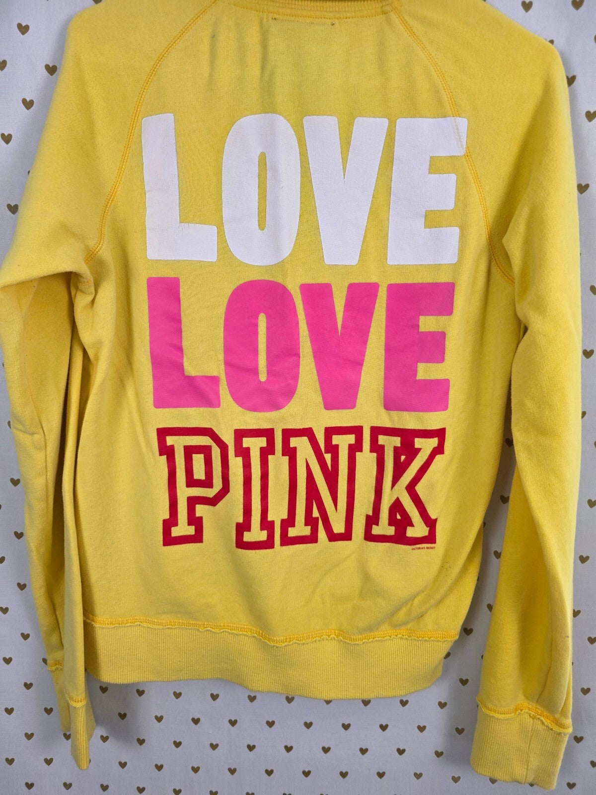 Victorias Secret Pink Vintage Full Zip bright Track Jacket Large Y2k