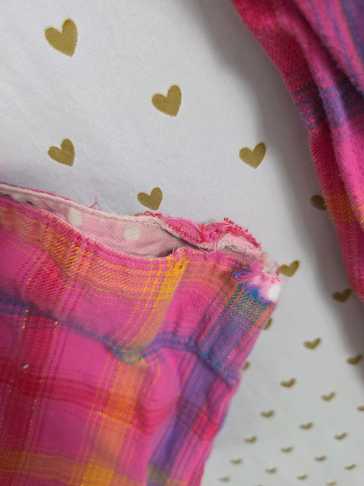 Victorias Secret PINK Vintage Logo Butt Y2k Plaid Sleep Pants Pajama PJ Bottoms