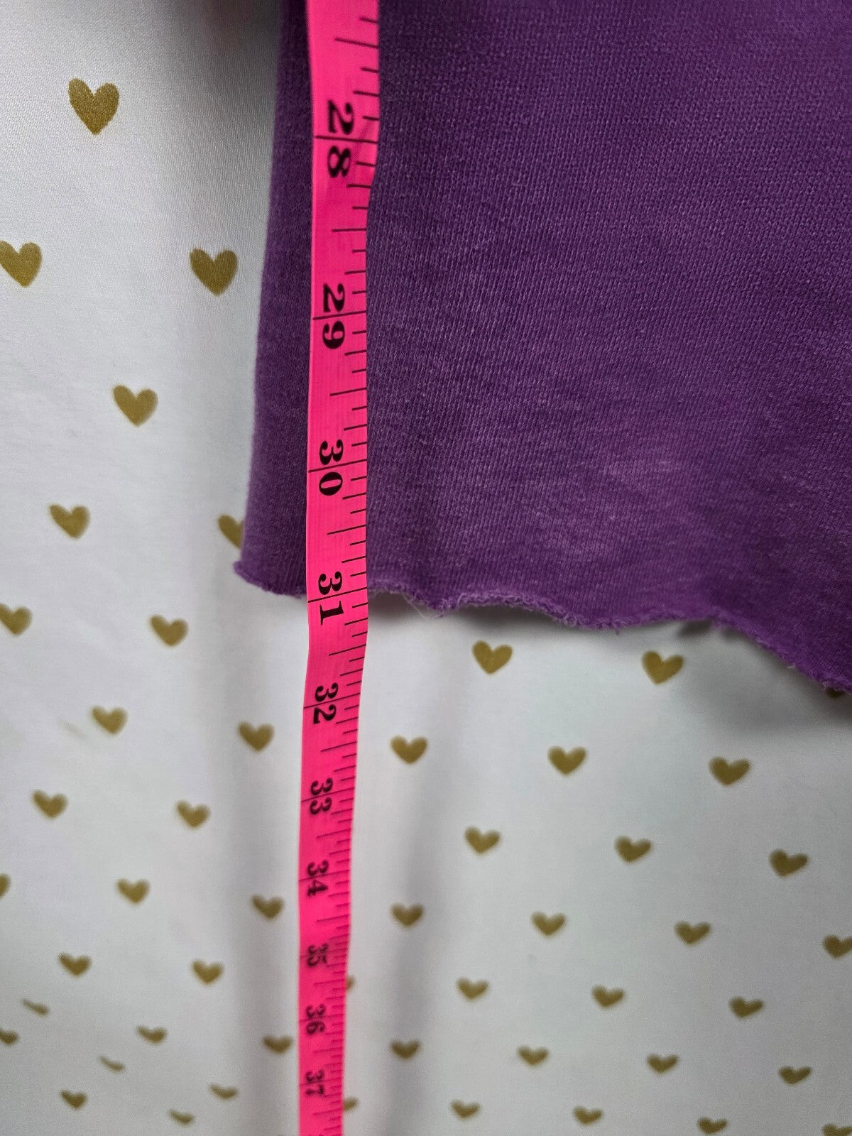Victorias Secret PINK Vintage Purple boyfriend diaper Butt Sweats Flare Raw Hem