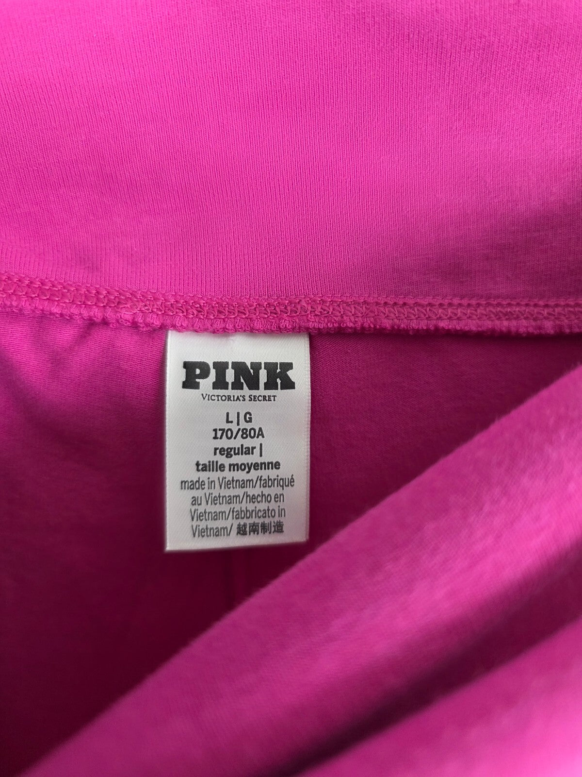 Victorias Secret PINK Bling Foldover Flare Yoga Pants Large Studded