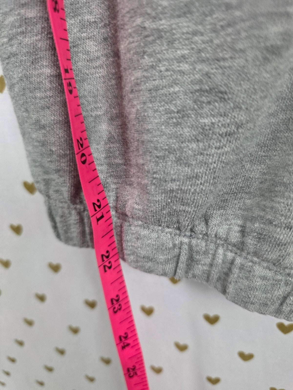 Victorias Secret Grey Capri Cropped Bling Sweats Supermodel Essentials SM
