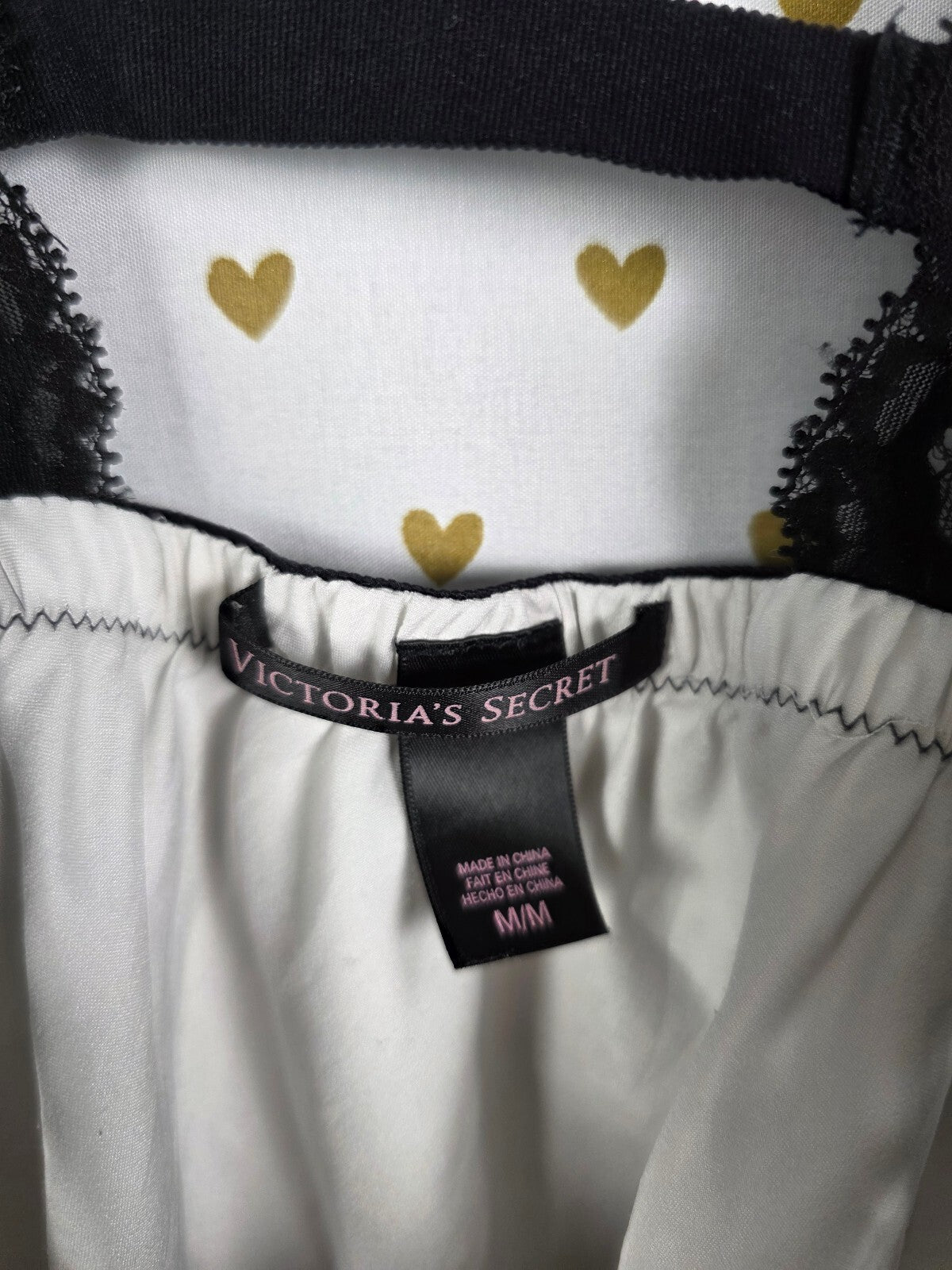 Victorias Secret White Silky Satin Babydoll Nightie Lingerie MEDIUM