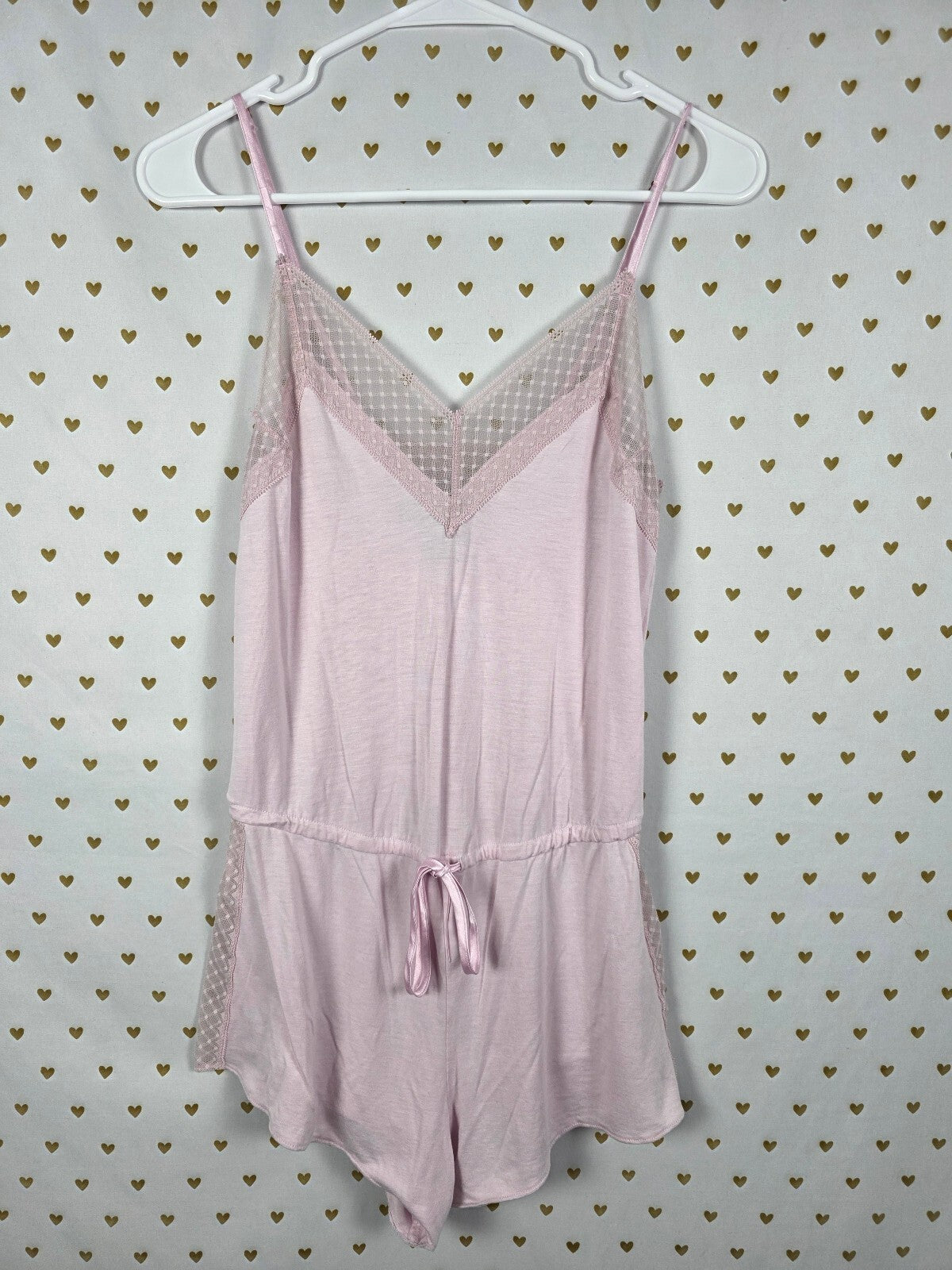 Victorias Secret Super Soft Pajama Sleep Romper Pink XS