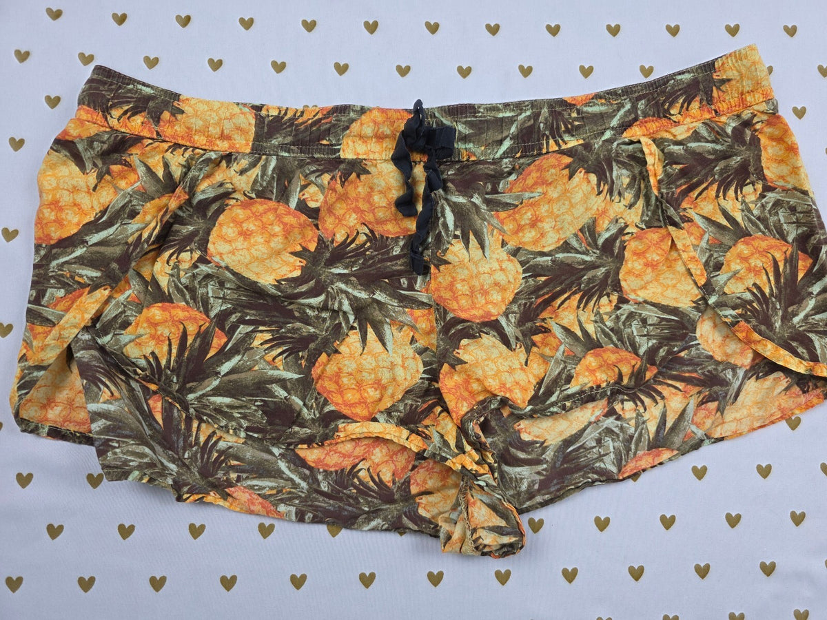 Victorias Secret Pineapples Small Sleep Shorts Boxers Pajama Bottoms