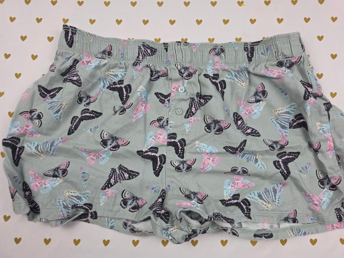 Victorias Secret PINK Butterflies Small Sleep Shorts Boxers Pajama Bottoms