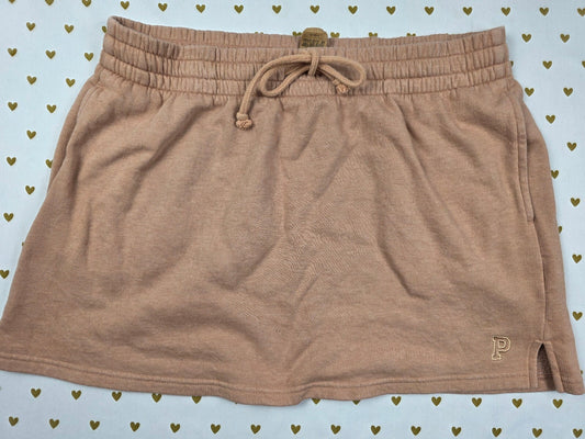Victorias Secret PINK NEW NWT Brown SKIRT Soft LARGE