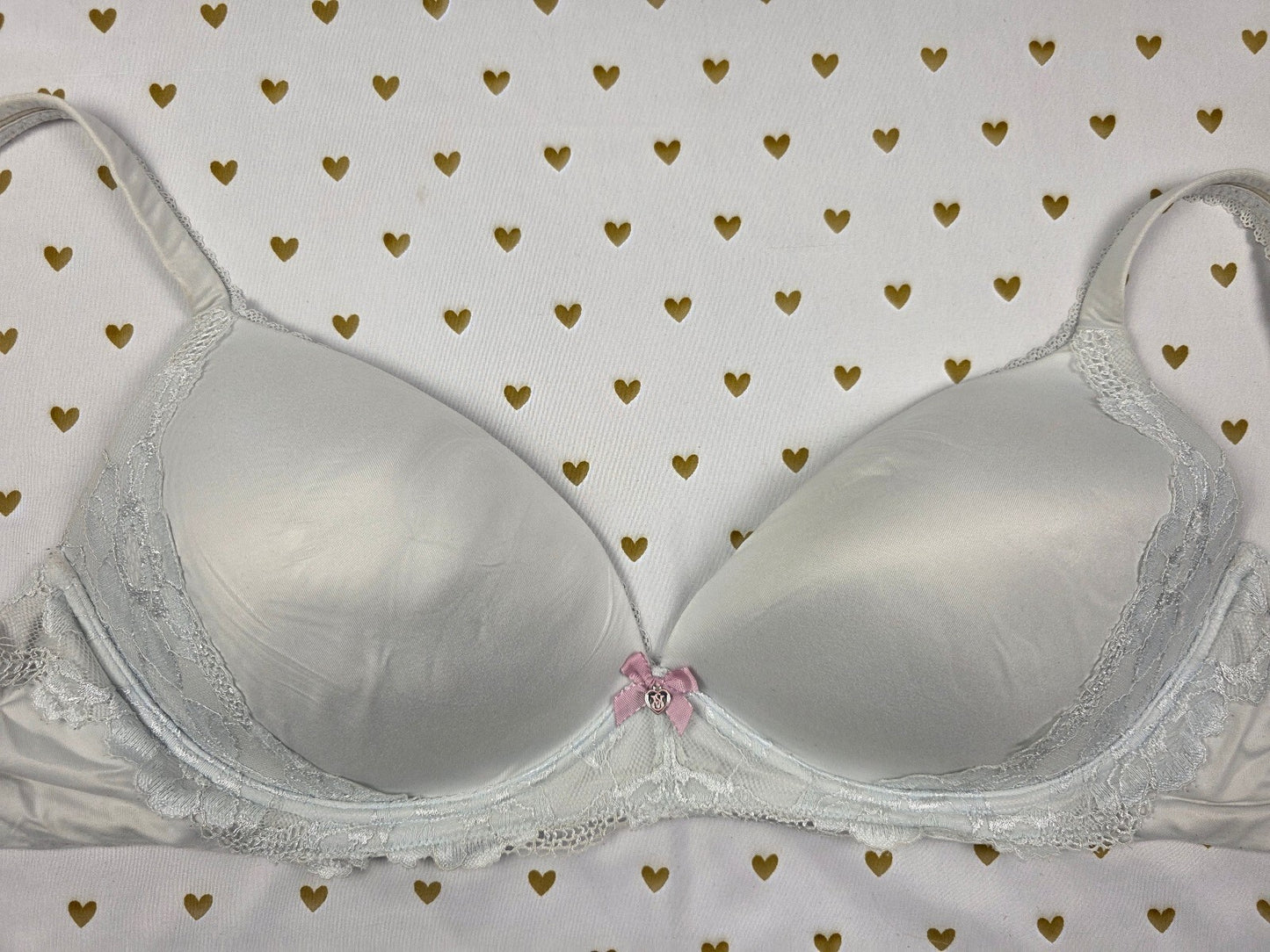 Victorias Secret Wireless No Wire Light Blue Comfortable Bra 38DD