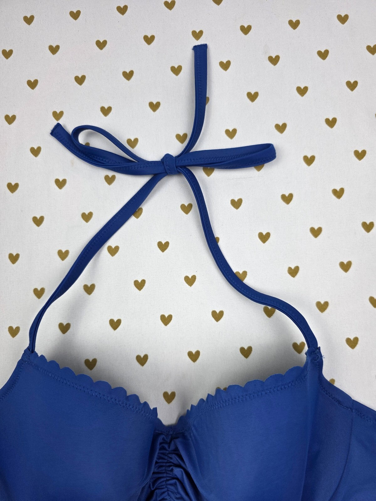 Victorias Secret Swim Blue 32DD Top Bikini Swimwear