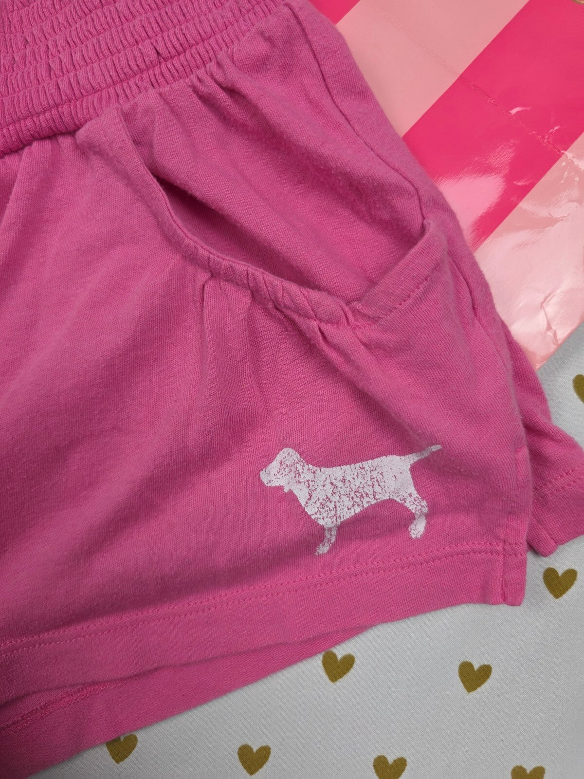 Victorias Secret PINK Flowy Logo Butt Super Soft Shorts vintage y2k Small