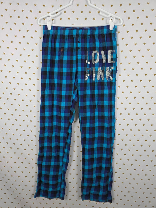 Victorias Secret Vintage plaid BLING Y2k  Sleep Pants Pajama PJ Bottoms XS