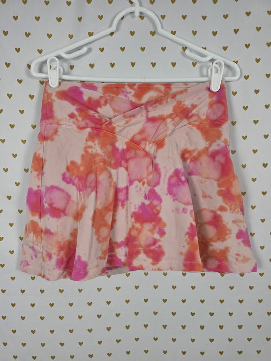 Victorias Secret PINK Tye Dye SKIRT SHORTS SKORTS MEDIUM