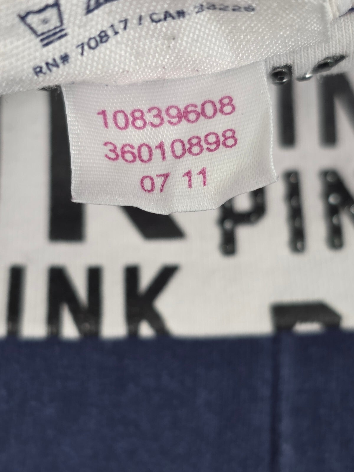 Victorias Secret PINK Vintage Blue Flare Foldover Yoga Pants Y2k HTF Large