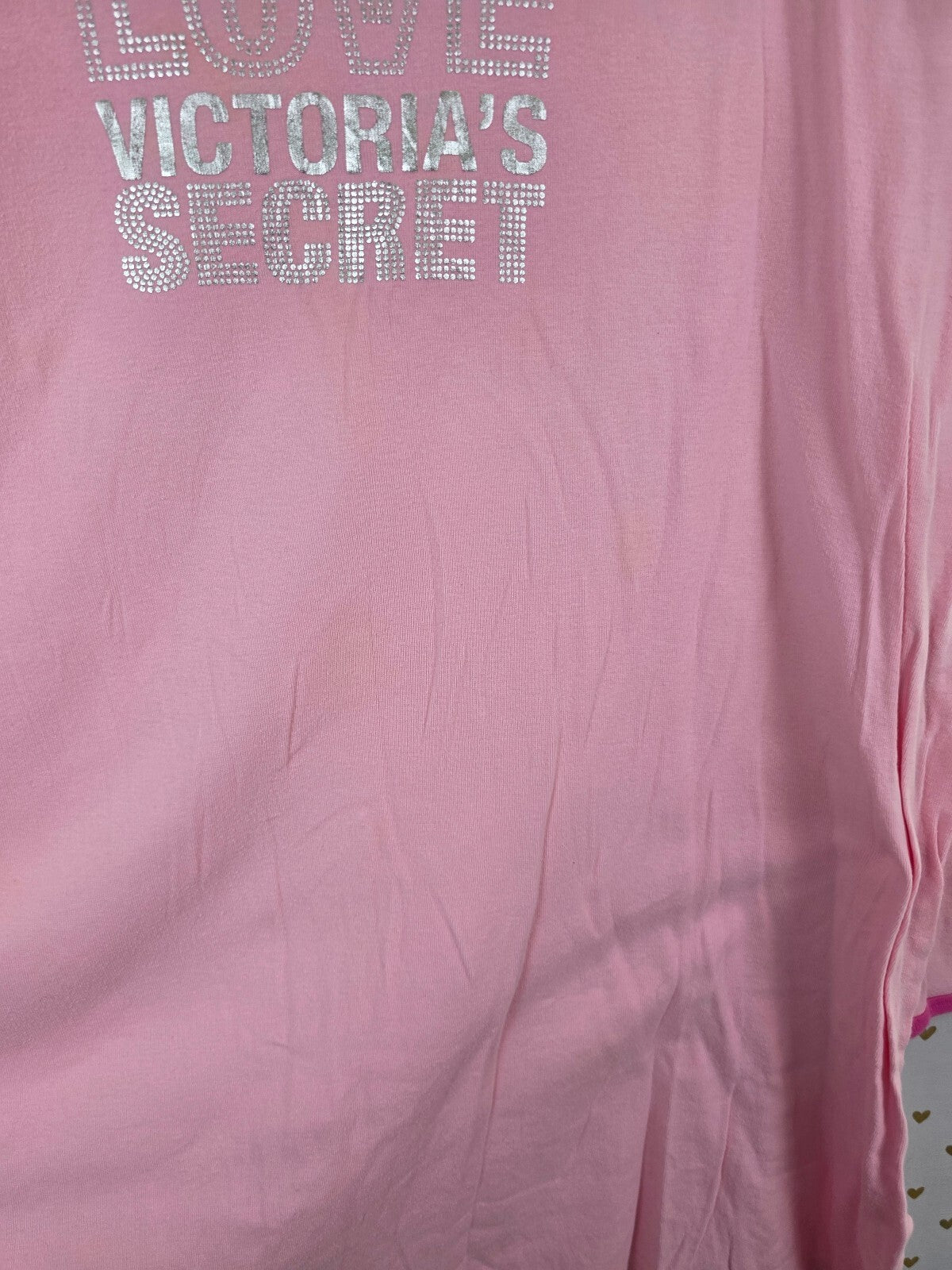Victorias Secret XL Cotton Long Sleeve Sleep Shirt Dress Nightgown Vintage