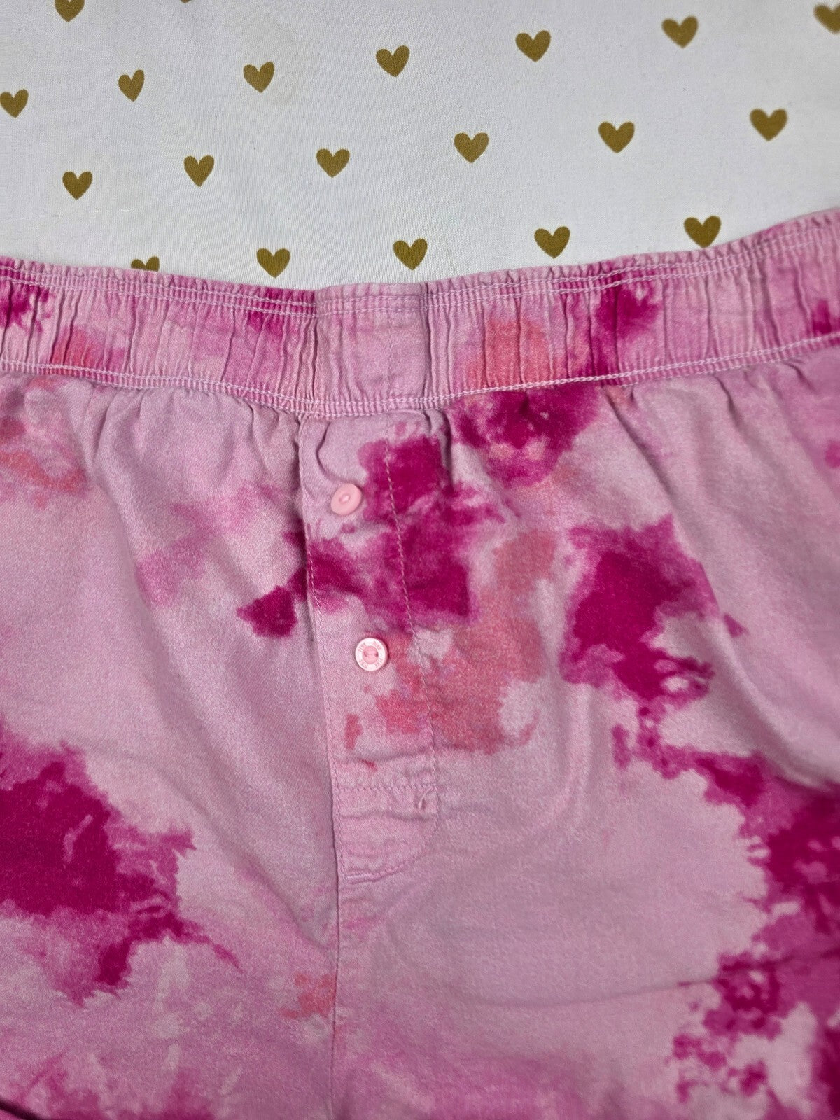Victorias Secret PINK Tye Dye MEDIUM Sleep Shorts Boxers Pajama Bottoms