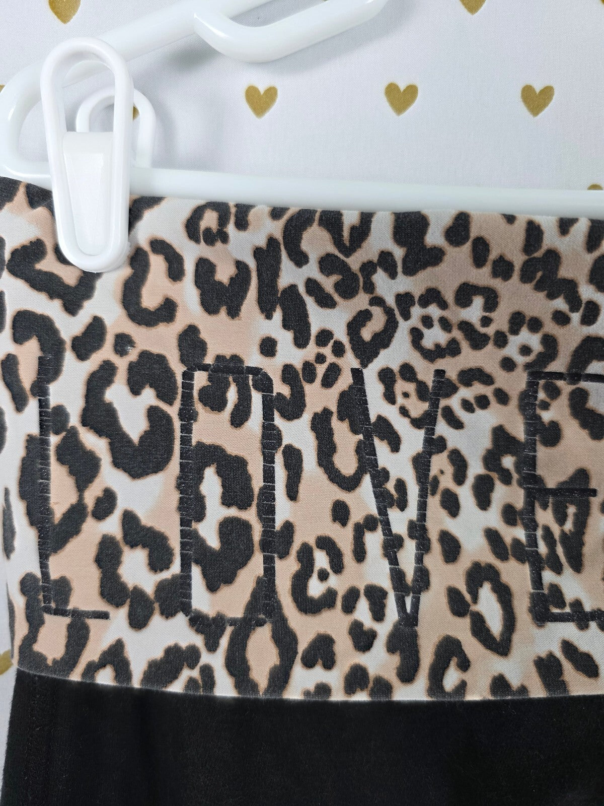 Victorias Secret PINK Leopard Cheetah Ankle Skinny Foldover Yoga Pants Y2k SMALL