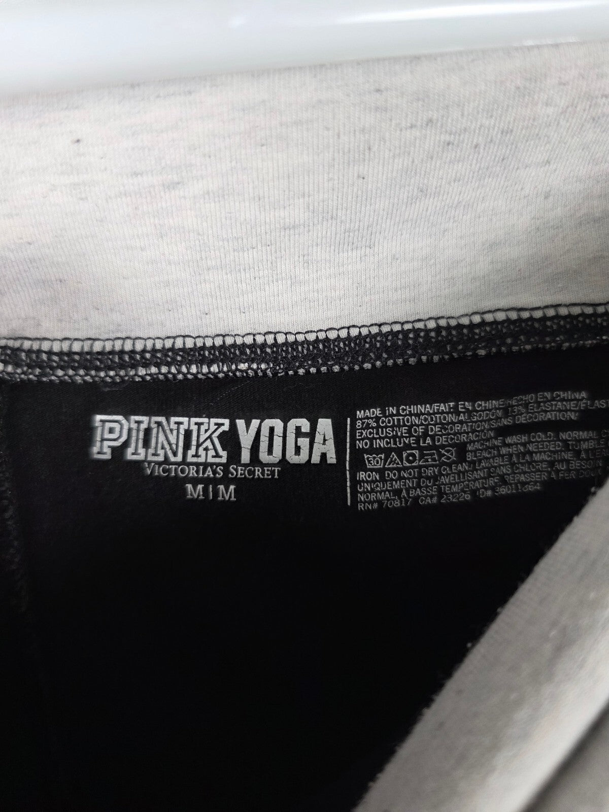 Victorias Secret PINK Cheetah Leopard Ankle Skinny Foldover Yoga Pants Medium