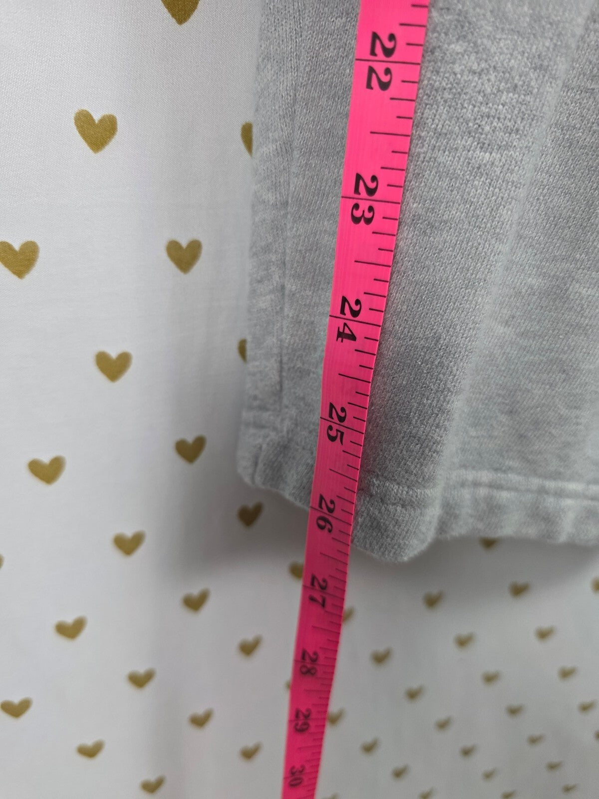 Victorias Secret PINK Grey XL Flared Sweatpants Logo Sweats Pockets