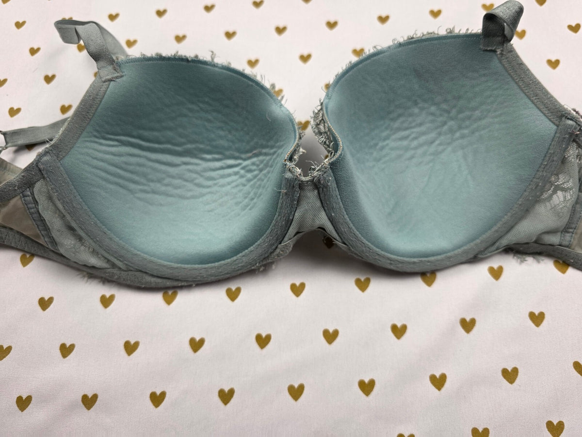 Victorias Secret Dream Angels Sage lace accent Push Up Bra 36C