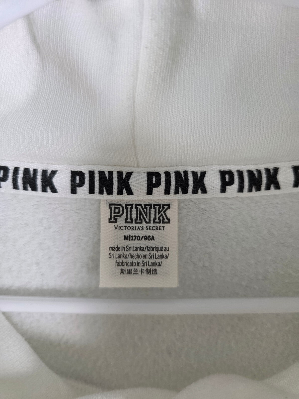 Victorias Secret Pink Rainbow BLING Sequin Slouchy Sweater Shirt RARE MEDIUM