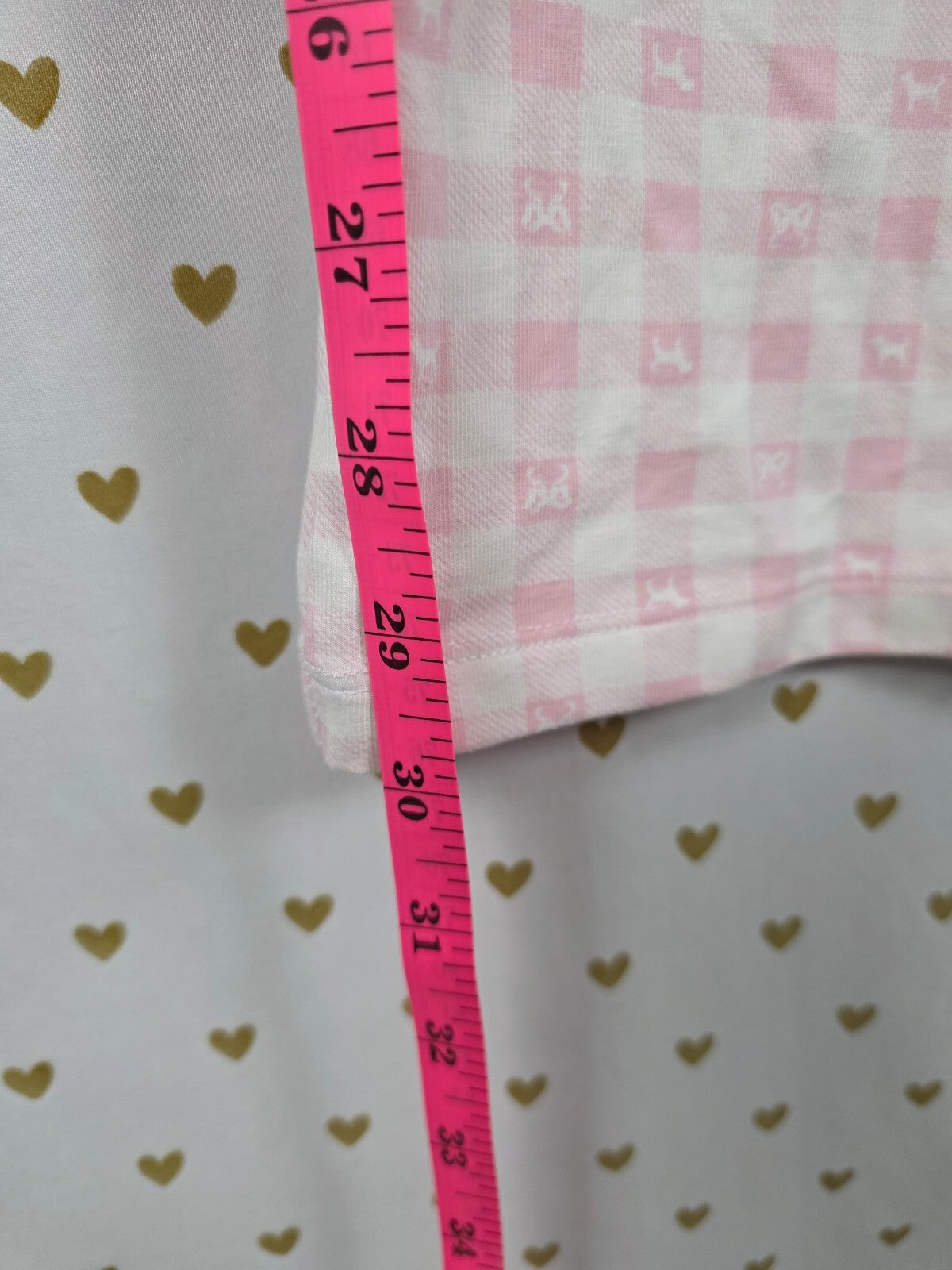 Victorias Secret PINK LOVESHACKFANCY Foldover Flare Yoga Pants Tank SET Gingham