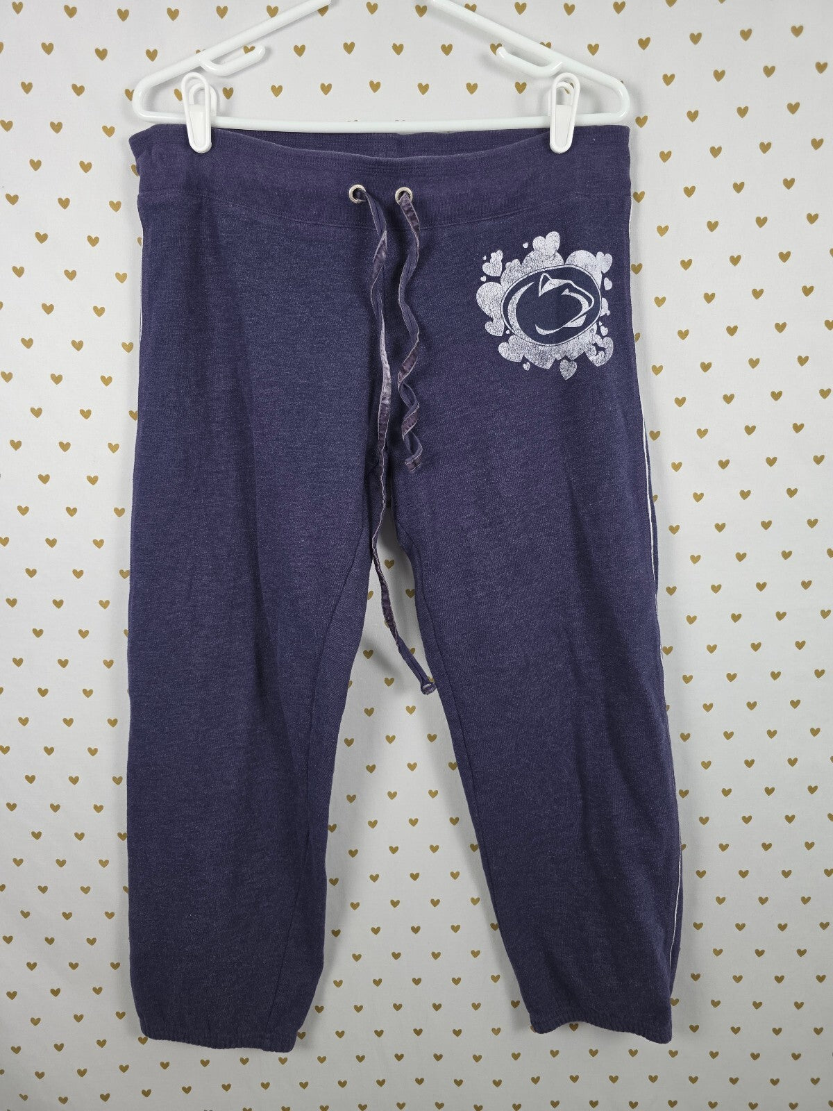 Vintage 2008 VS PINK Penn State PSU Sweatpants Medium Y2K Collegiate Navy
