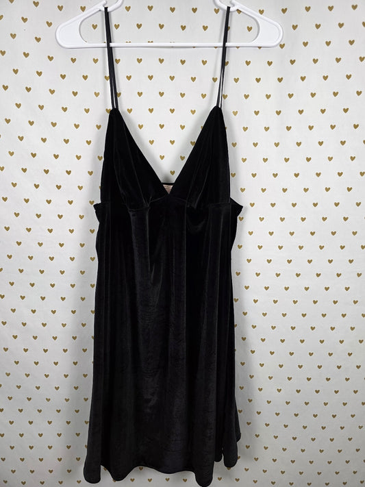 Victorias Secret Sexy Velvet Slip Dress Nightie Lingerie Sleep 2XL XXL