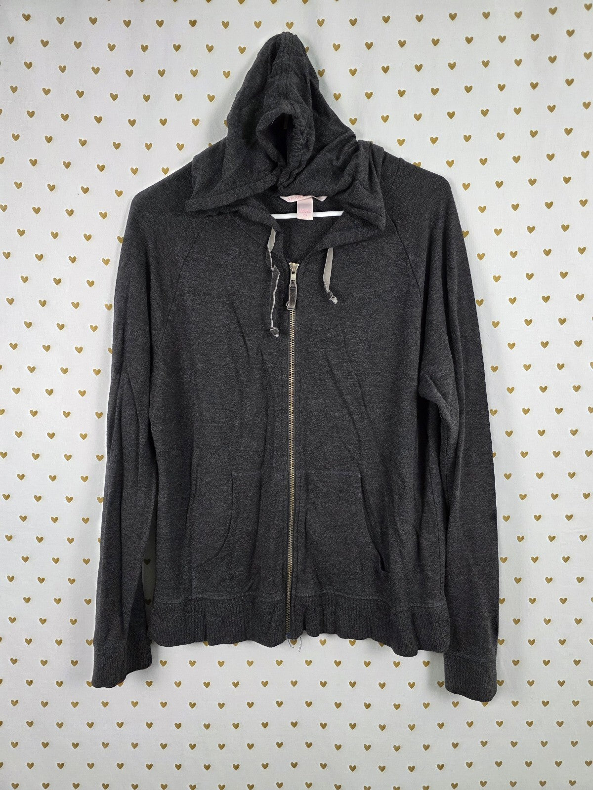 Victorias Secret Angels WINGS Studded Full Zip Hoodie Jacket Large
