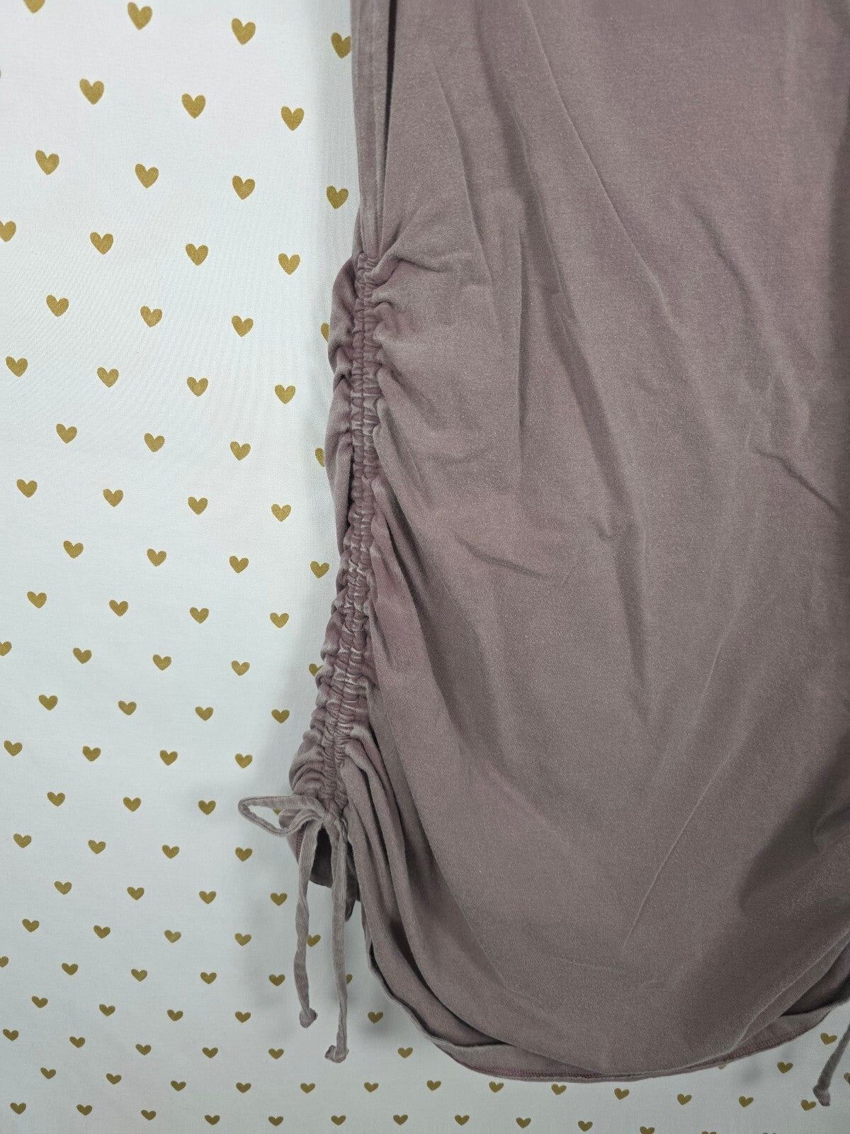 Victorias Secret PINK Ruched Side Tee Shirt Dress adjustable MEDIUM