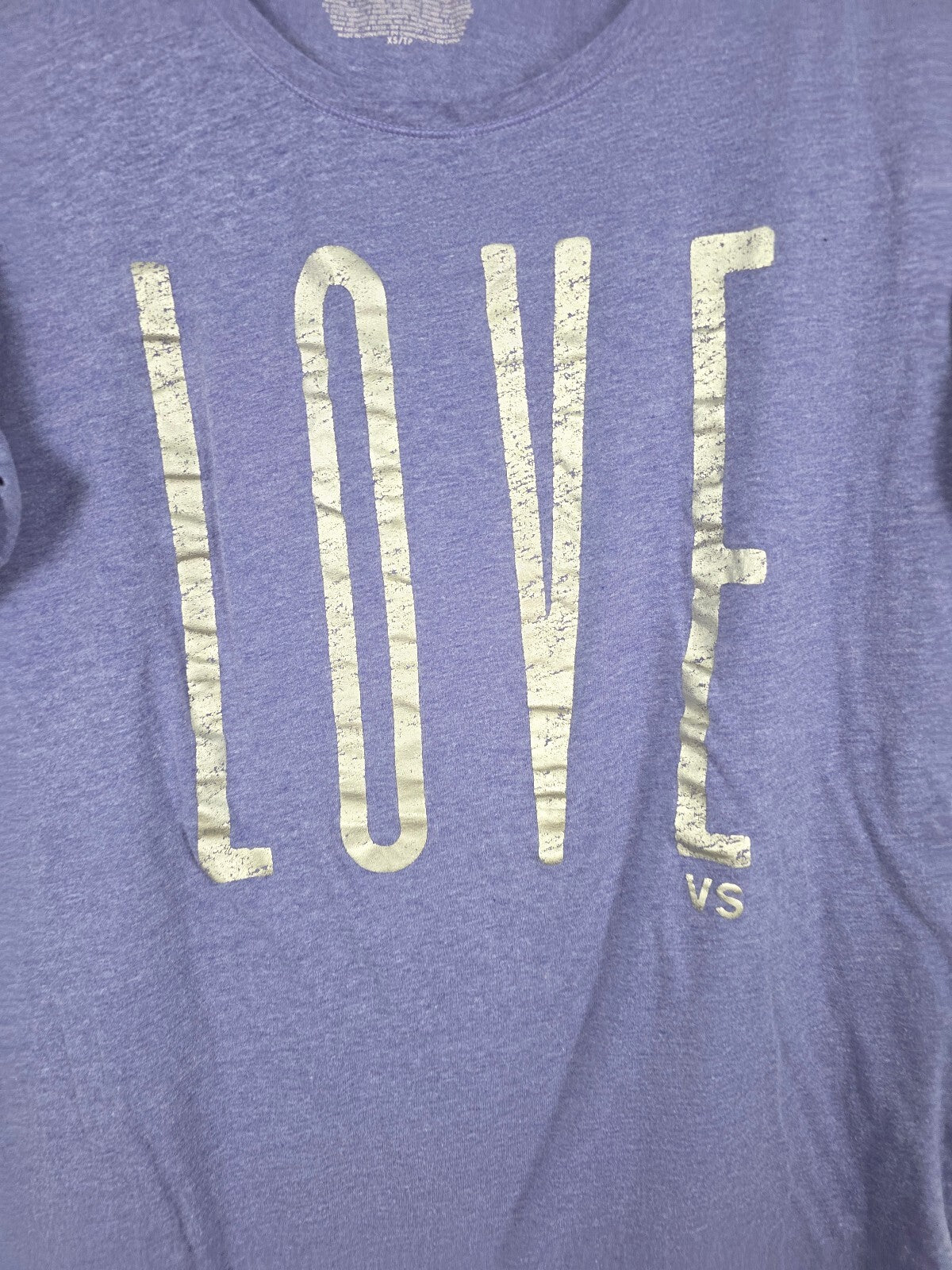 Victorias Secret Purple Soft LOVE Logo Nightgown Sleep Shirt XS