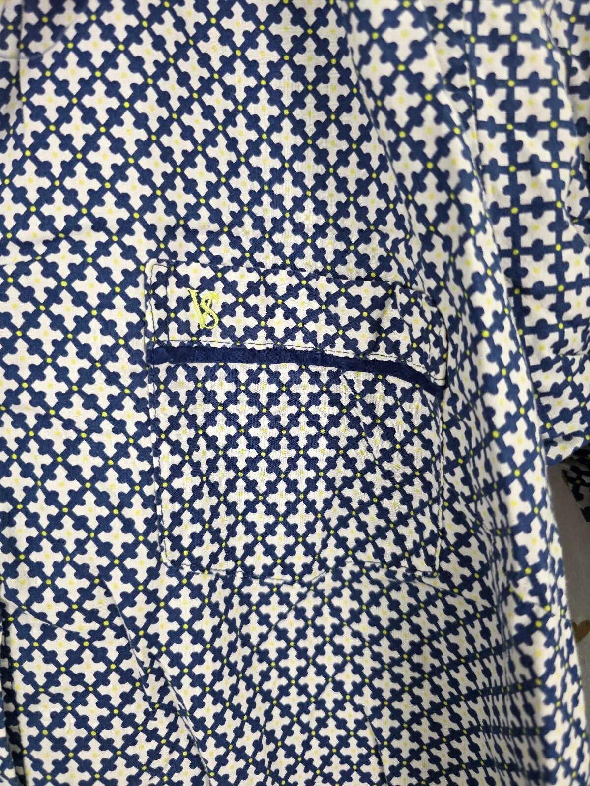 Victorias Secret Blue Button Front Nightgown Sleep Shirt Pajama Dress Large