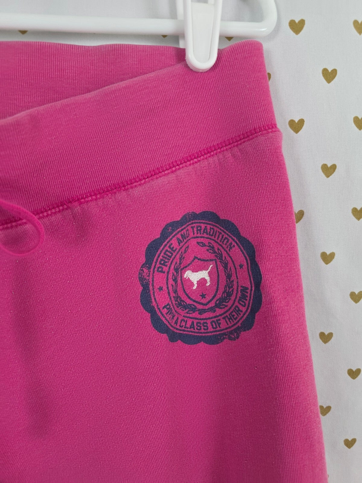 Victorias Secret PINK University Logo Butt Sweats Sweatpants Medium Y2k